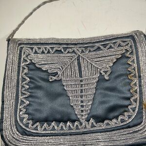 Antique purse light blue